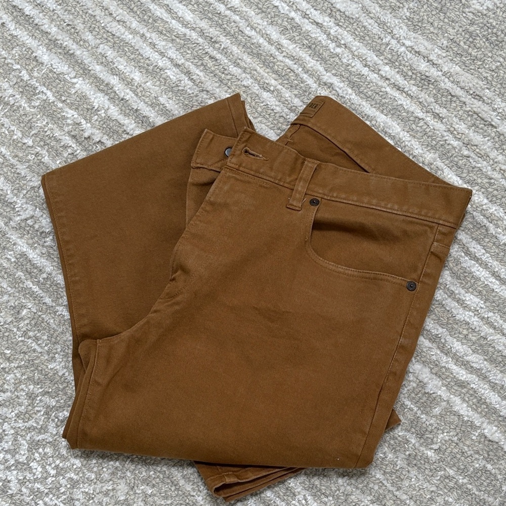 TODD SNYDER STRAIGHT FIT 5-POCKET CHINO, 32x32